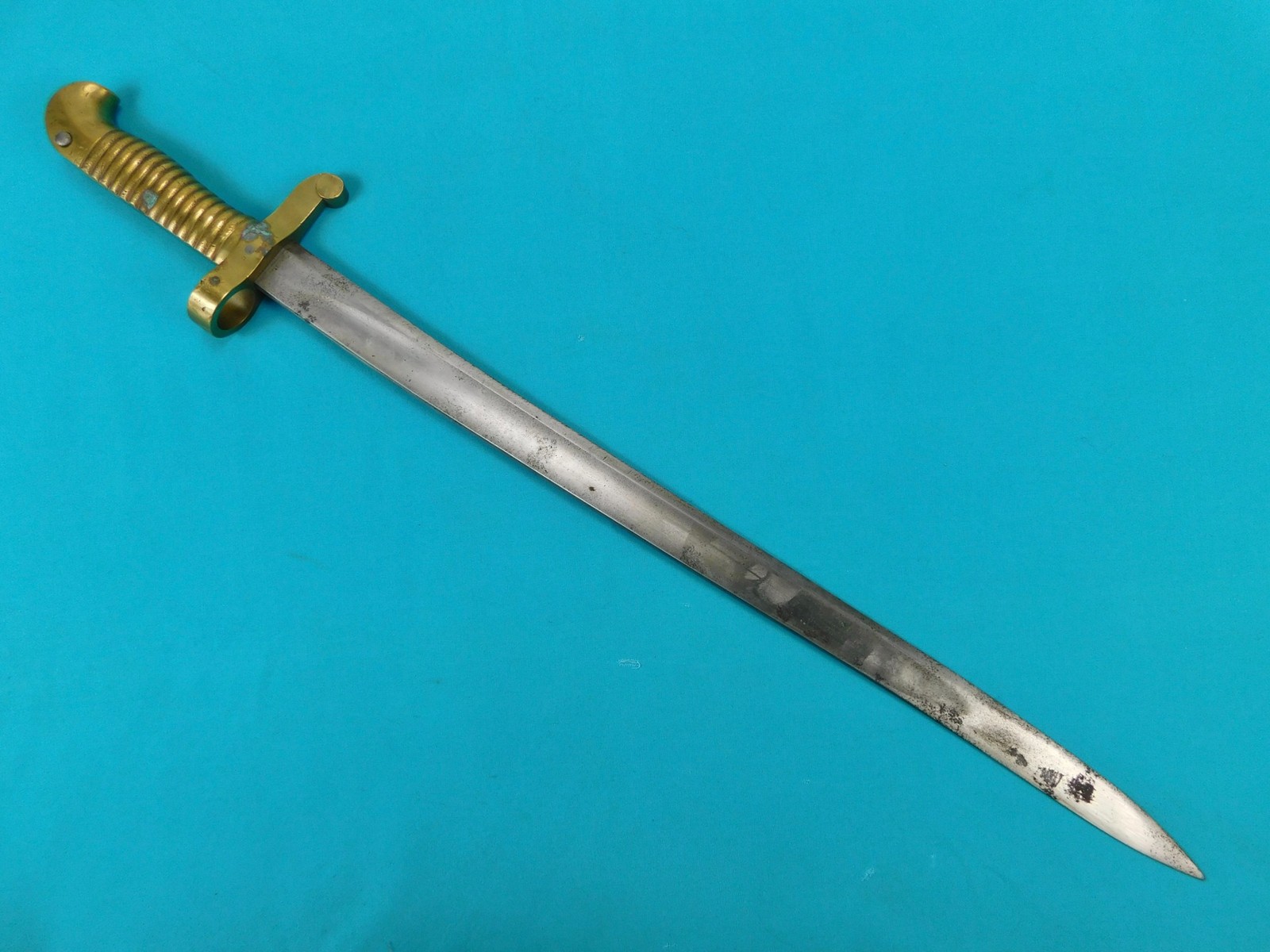 Antique Old US Civil War Bayonet Short Sword