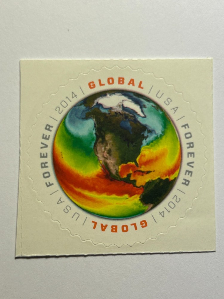 U. S. Forever Global Postage Stamp SC 4893 Sea Surface Temperatures MNH 2014