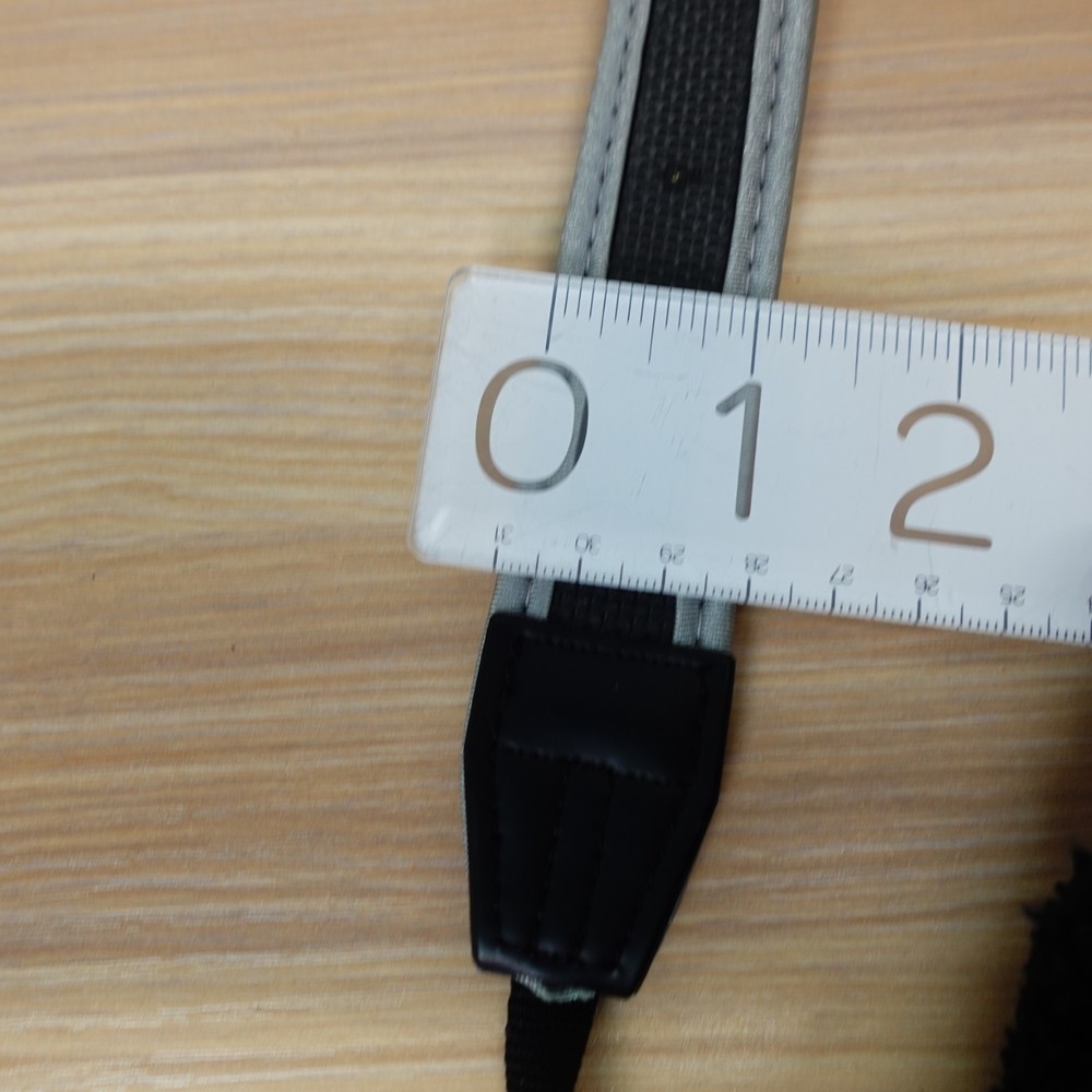 Camera Strap Replacement QUANTARAY Black Grey Neck Shoulder Nylon Handle 18 in