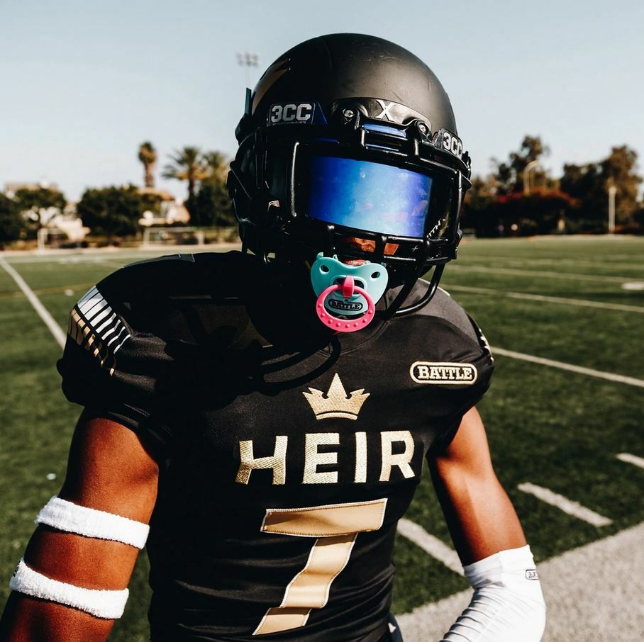 Battle Sports Binky Oxygen Football Convertible Mouthguard