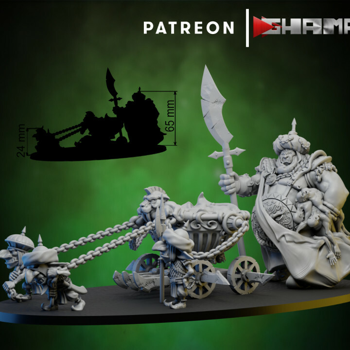 Wargames Compatible -  Persian Ogre Tribes - Feast Master