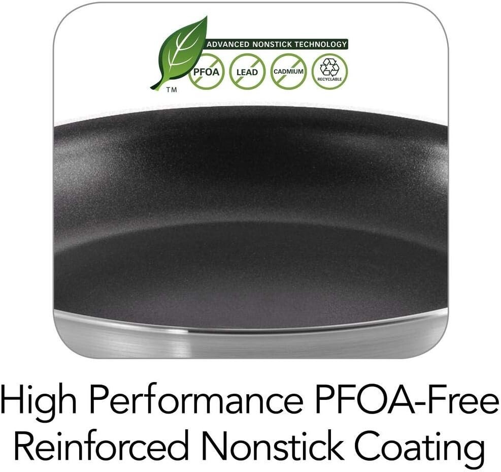 Tramontina Professional Restaurant Fry Pan, Nonstick Aluminum (8,10,12 in)
