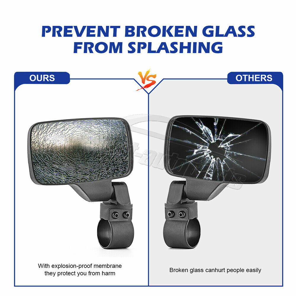 2PCS Side Rear View Mirror For Can-Am Defender 2016-2024