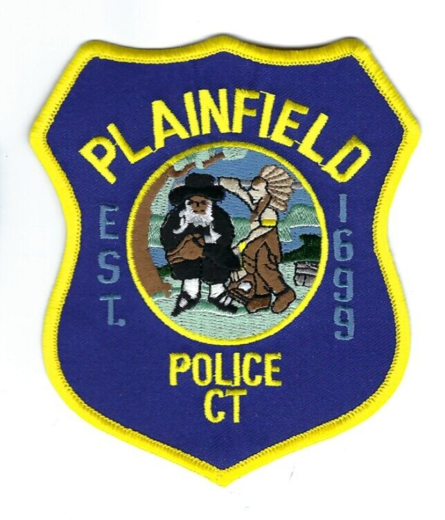 Plainfield (Windham County) CT Connecticut Police patch - NEW!