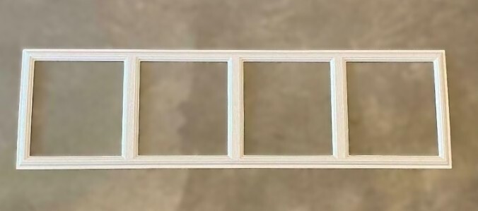4 Amarr Thames Replacement Inserts for Long Panel AMARR Garage Doors White Thame