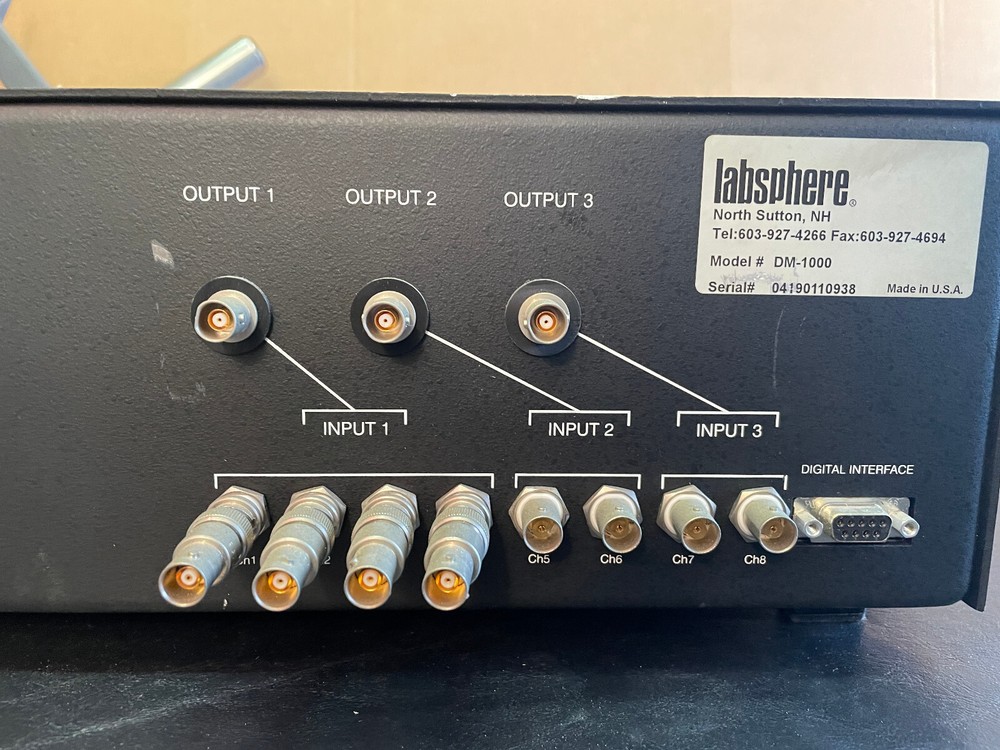 Labsphere DM-1000 8 Channel Detector Multiplexer