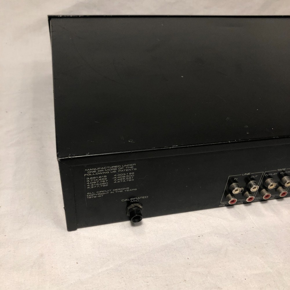 DBX 14/10 Computerized Equalizer / Analyzer Turns On (Untested)