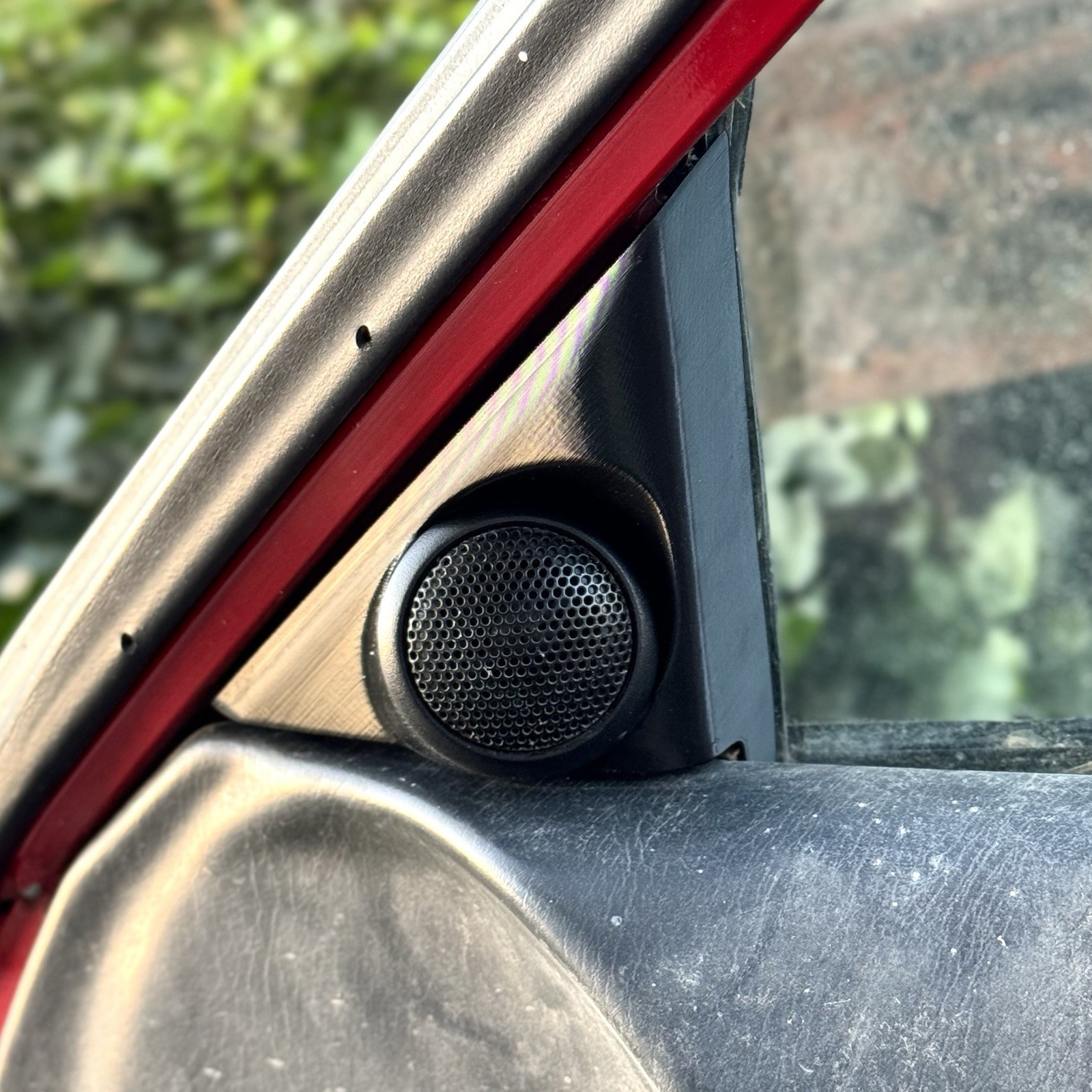 EK Civic 96-00 tweeter mirror cover PAIR 43mm COUPE HATCH 2 3 Door speaker mount