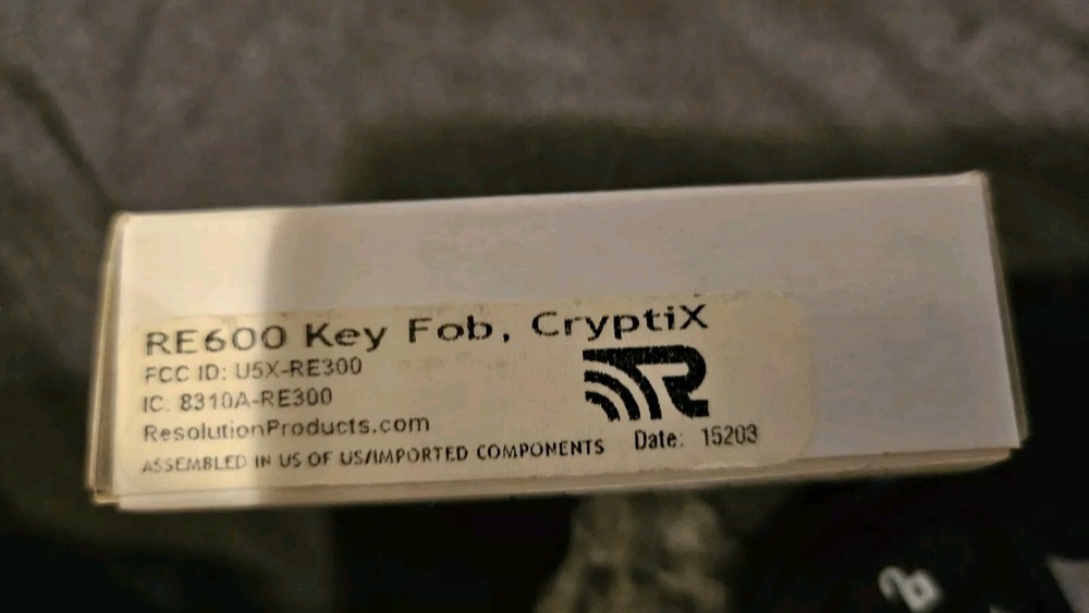 Resolution RE600 Key FOB