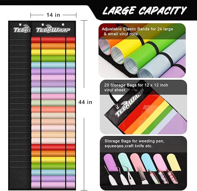 Vinyl Roll & Sheet Holder, Organizer, Storage, Organization