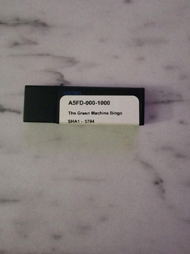 Scientific Game The Green Machine Bingo A5FD