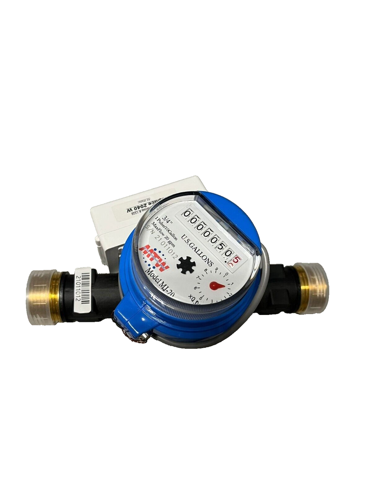 MJ20 Meter Technology Werks Water Meter Poly Multi-jet, 1 pulse/10 gallons