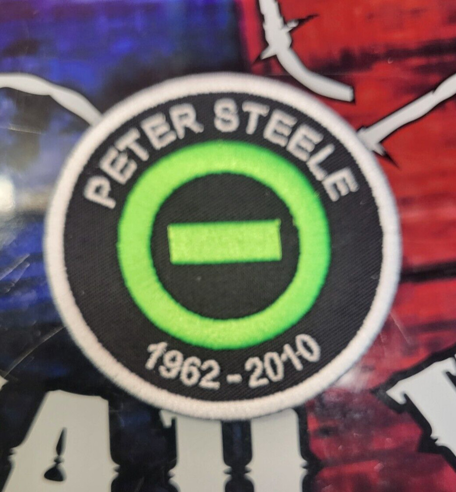 EMBROIDERED PETER STEELE PATCH (Please Read Ad)