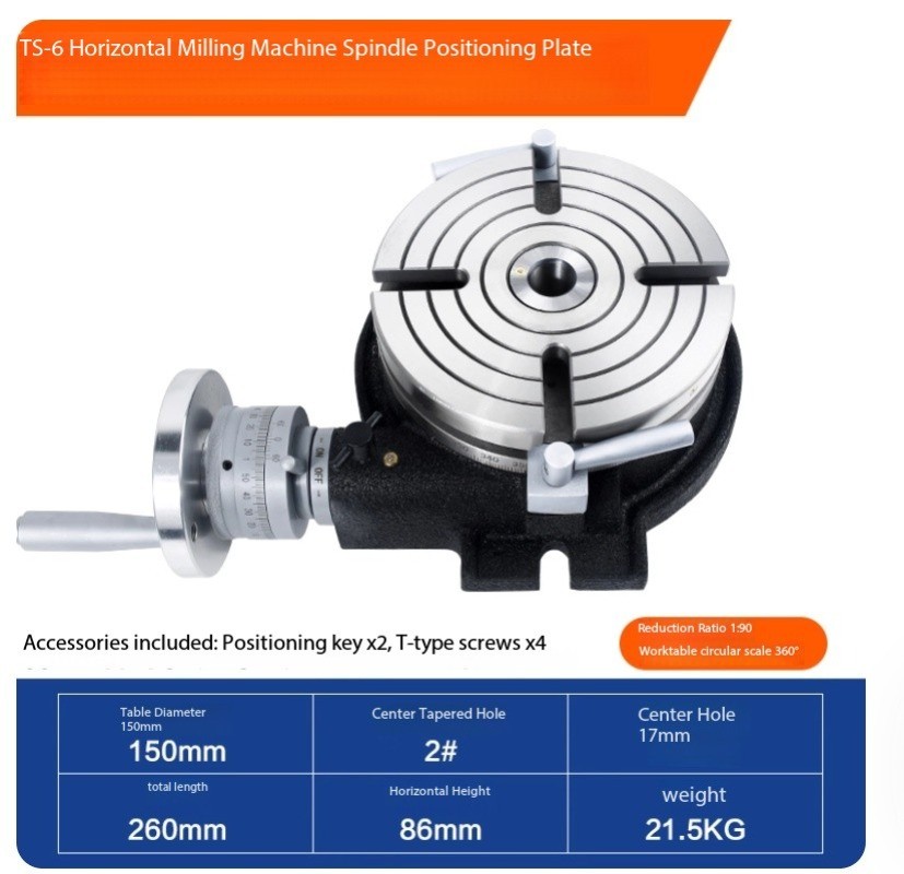Horizontal Universal Indexing Table Rotary Indexer Angle Table Precision Type