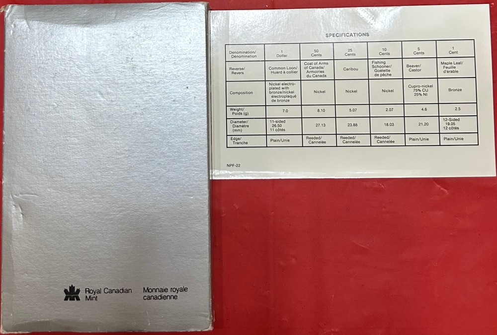 1988 Canada Specimen Set Plus COA & Box