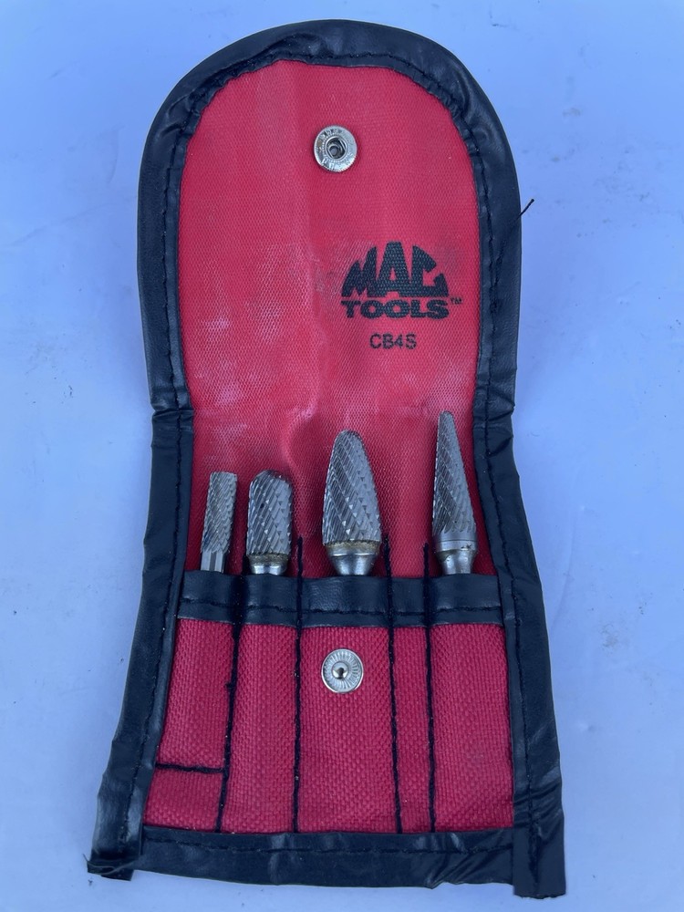 MAC Tools CB4S - 4 Piece Multi-Purpose Carbide Burr Set W/ Pouch