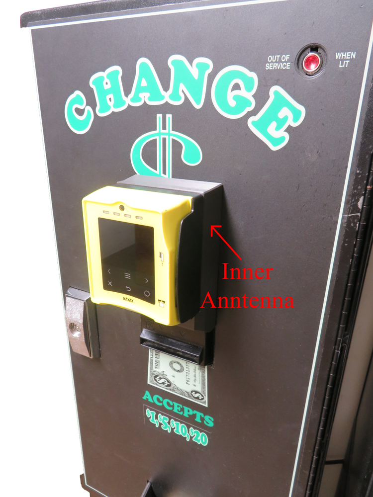 Card Reader Mask Mounting Kit for an Existing Validator – Flat Surface