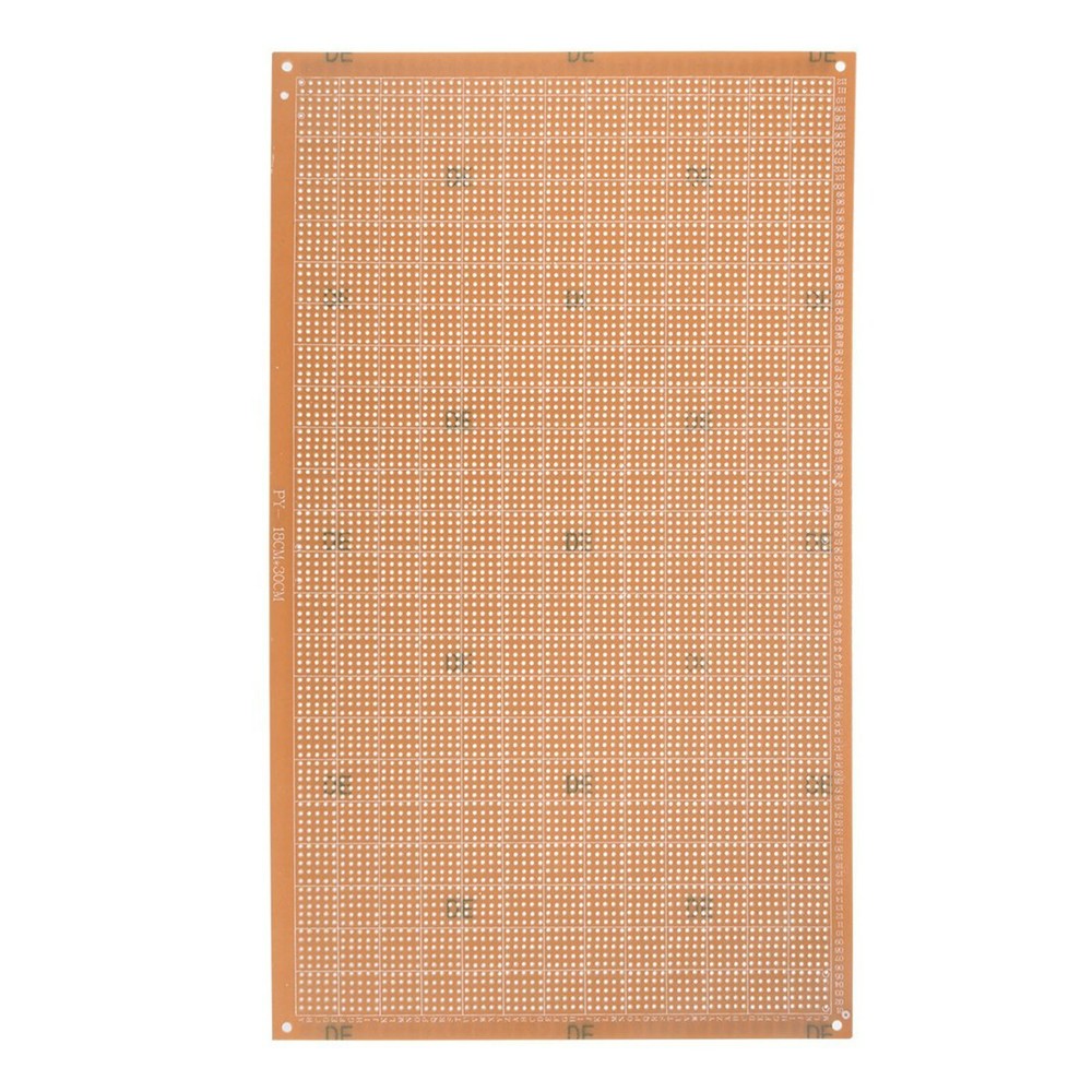 2pcs Prototype Perforated PCB Universal Bread Board 18 x 30cm Sigle Side Copper