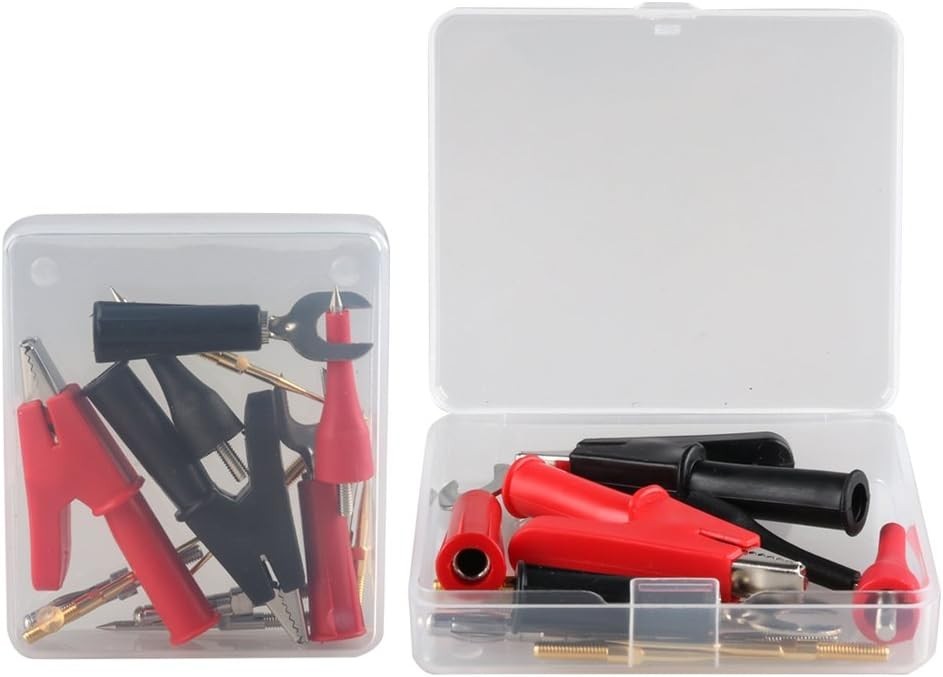 Superior Multimeter Leads Kit: 16 Probes & Alligator Clips for Safe Testing