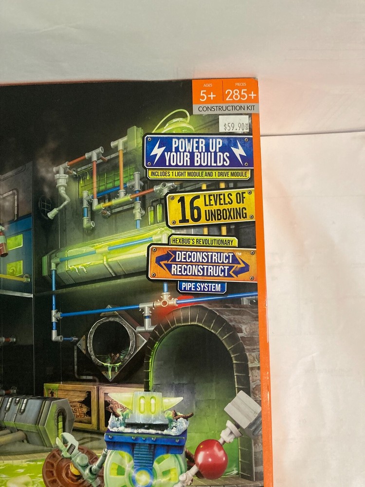 HEXBUG METRO SEWER SYSTEM JUNKBOTS 430-7799 HEXBUG