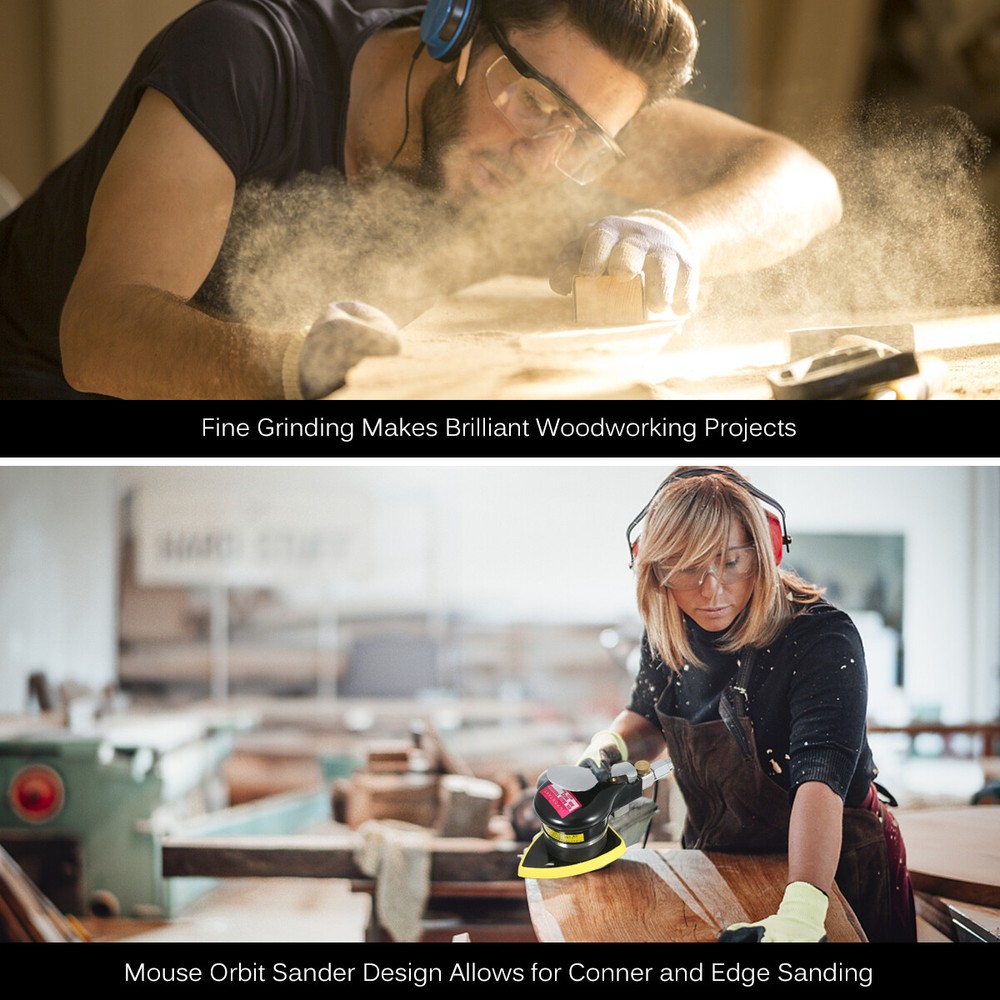 Pneumatic Random Orbit Sander Sander Polisher Small Triangular W3A8