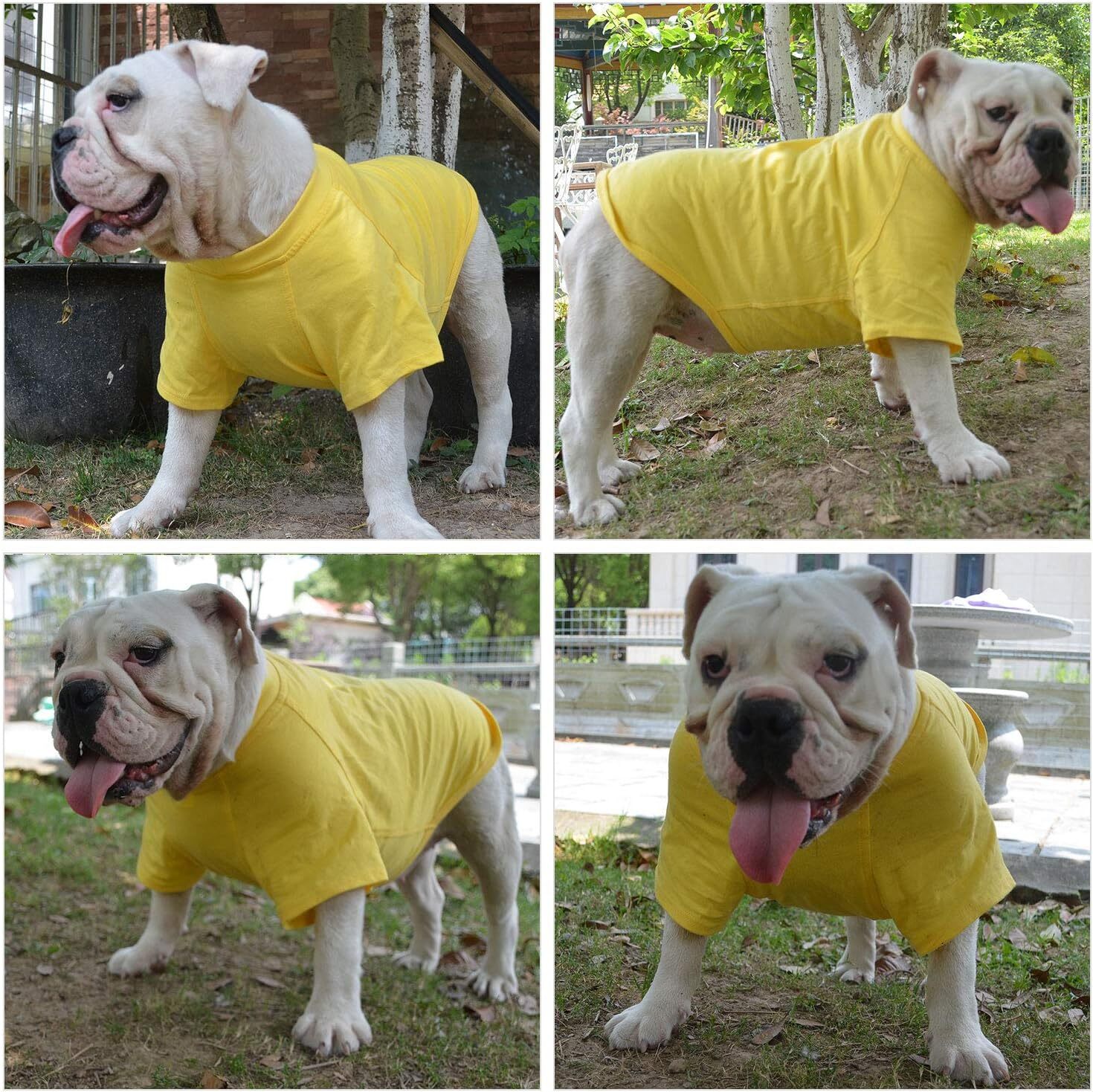 Pet Clothing Dog Costumes Basic Blank T-Shirt Tee Shirts for Large Small Dogs