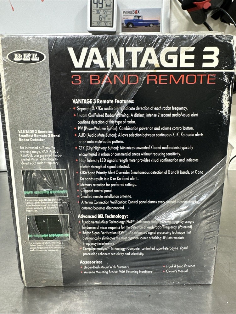 Bel Electronics Vantage 3 Radar detector