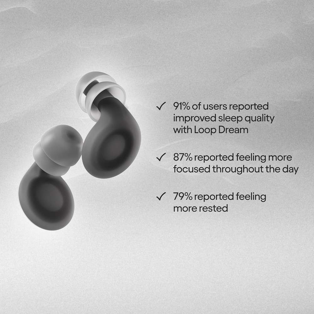 Loop Dream – Silicone/Memory Foam Earplugs for Sleep Comfort