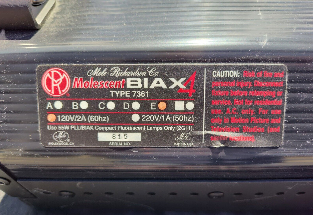 Mole-Richardson Biax-4