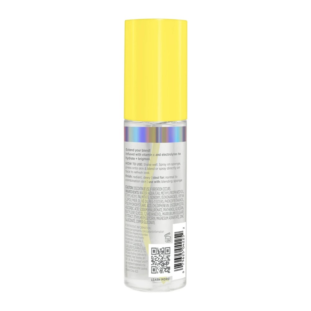 Real Techniques Glow Finish Extender Clear Setting Spray For Face 2oz