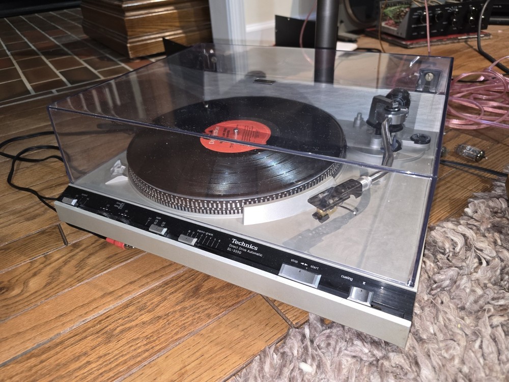 Technics SL-3350 Stacking Turntable Fully Serviced All Spindles Pickering Cart!