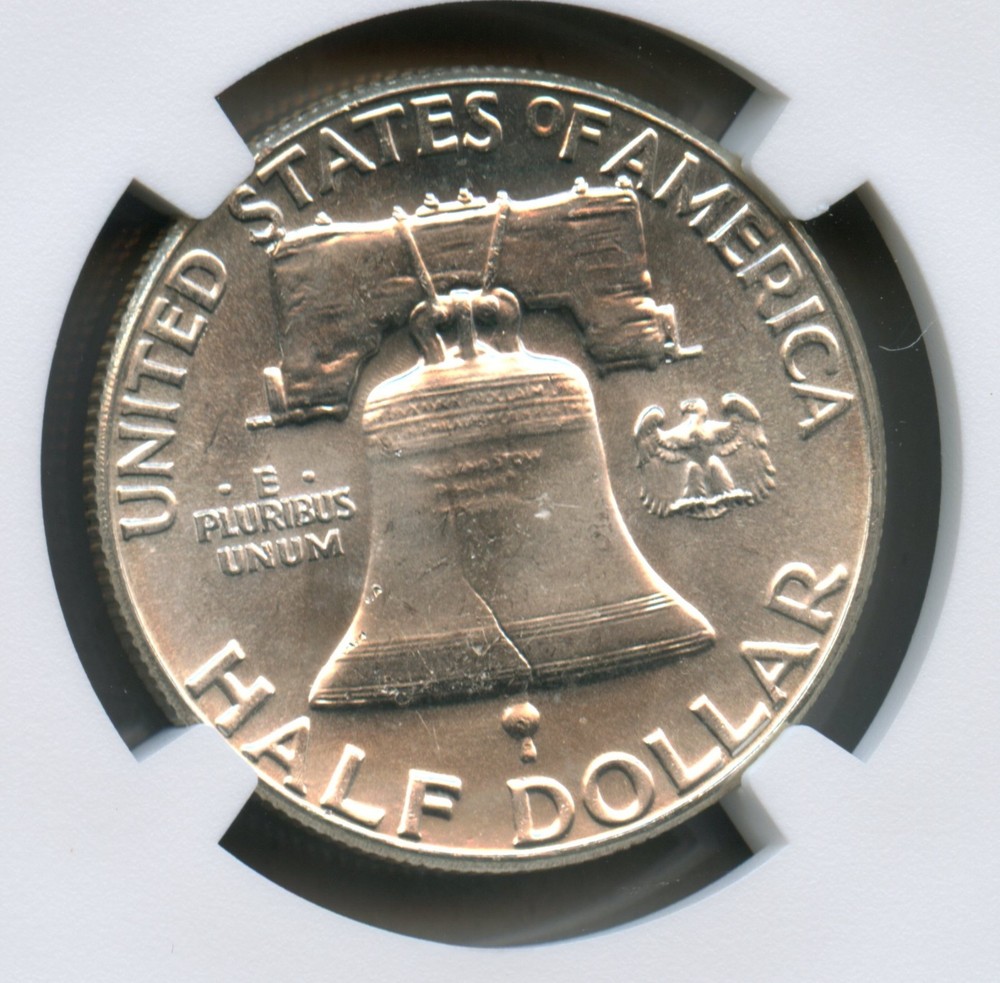1963 Franklin Silver Half Dollar NGC MS 66