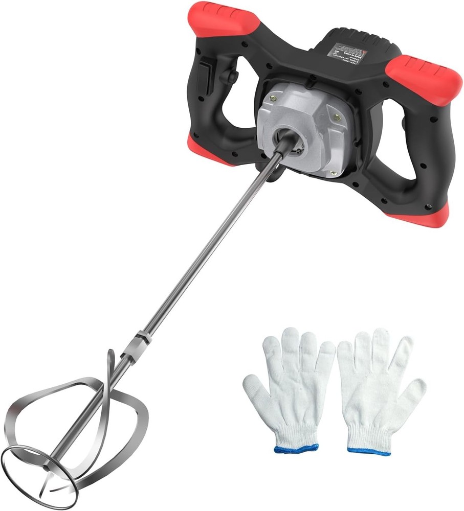 Compact Cement Mixer - 2100W Handheld Stirring Tool