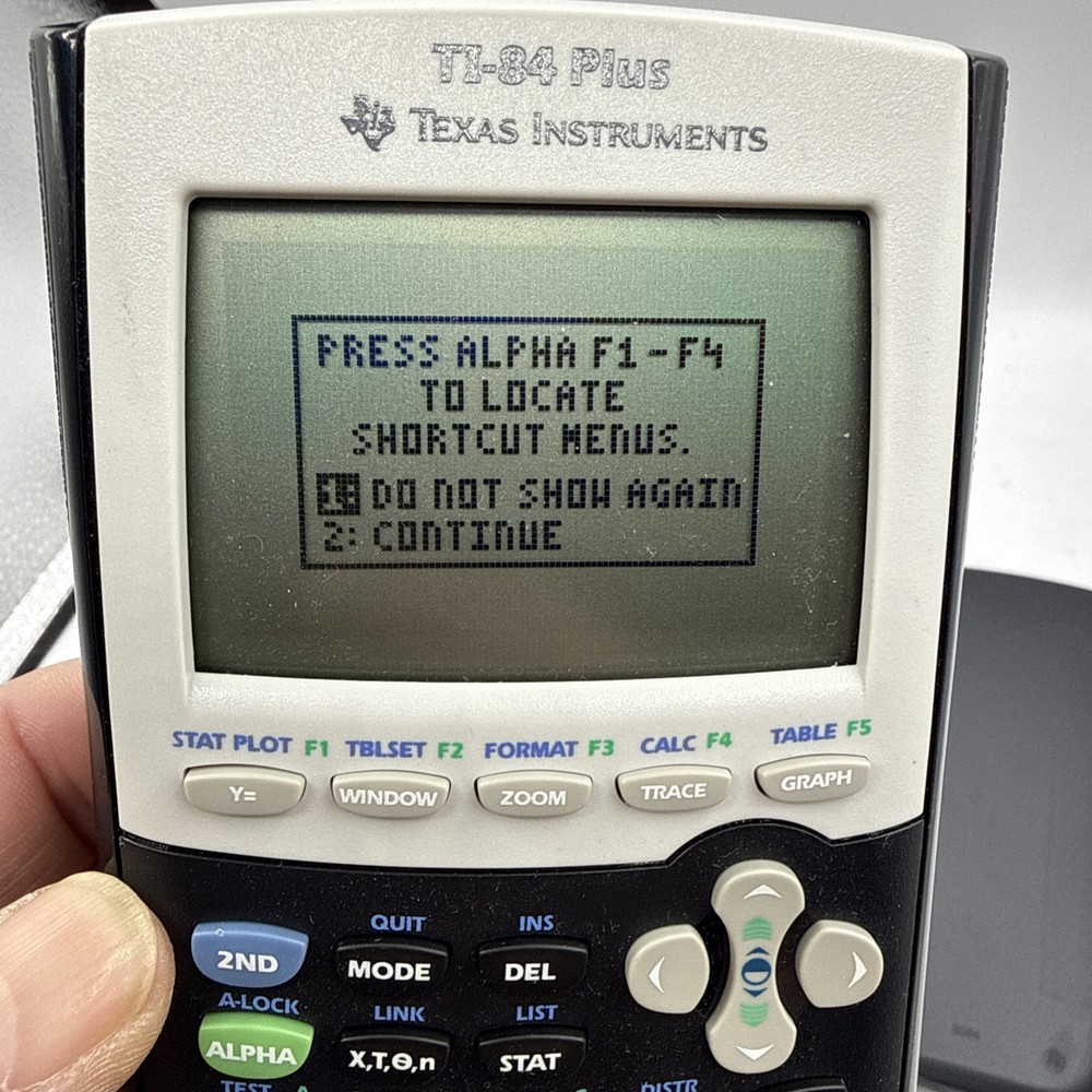TI-84 Plus Graphing Calculator w/Cover - MINT