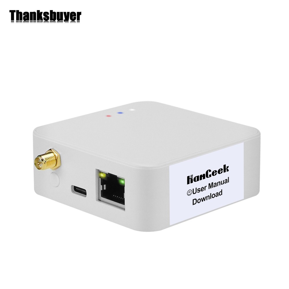 HamGeek HMG-01 Plus POE White Universal ZigBee Gateway ZigBee Coordinator USA
