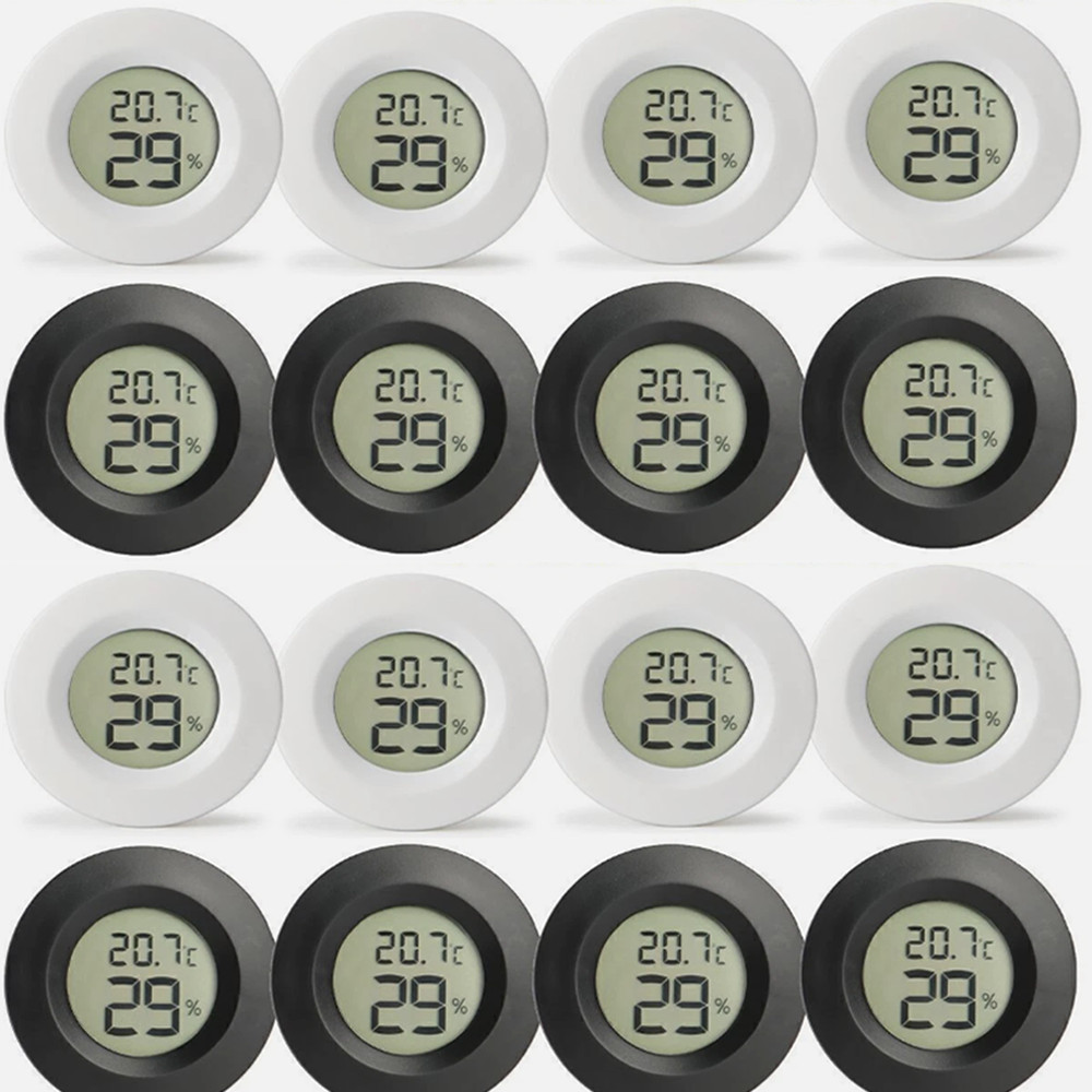 Digital LCD Temperature Humidity Meter Sensor Thermometer Hygrometer Room Gauge