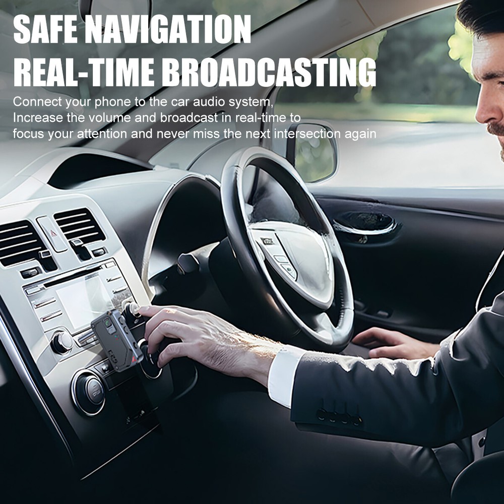 ~Wireless Bluetooth 5.3 Transmitter Receiver Adapter 2-in-1 Audio 3.5mm Jack Aux