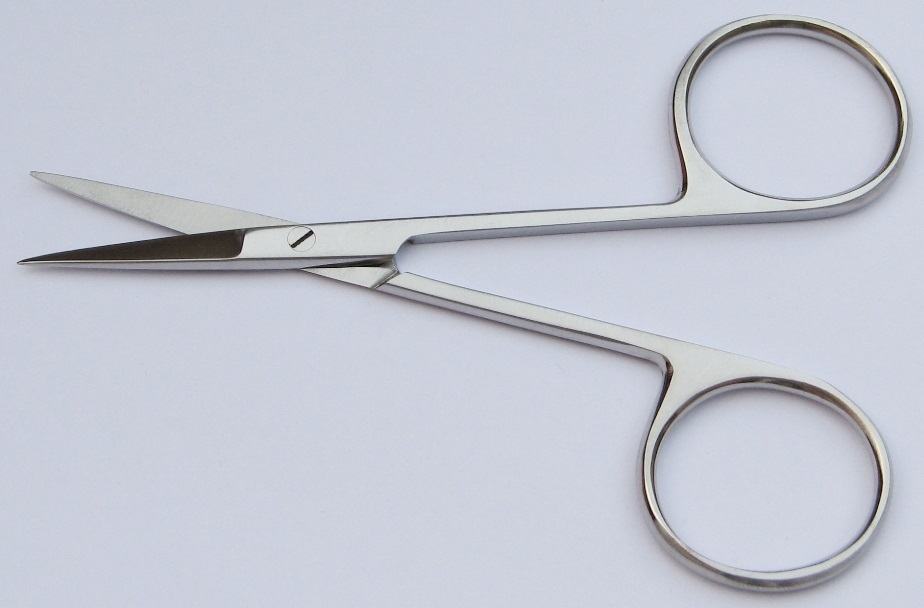 HIGH QUALITY STAINLESS STEEL IRIS MICRO SCISSORS STRAIGHT TIP 4.5"