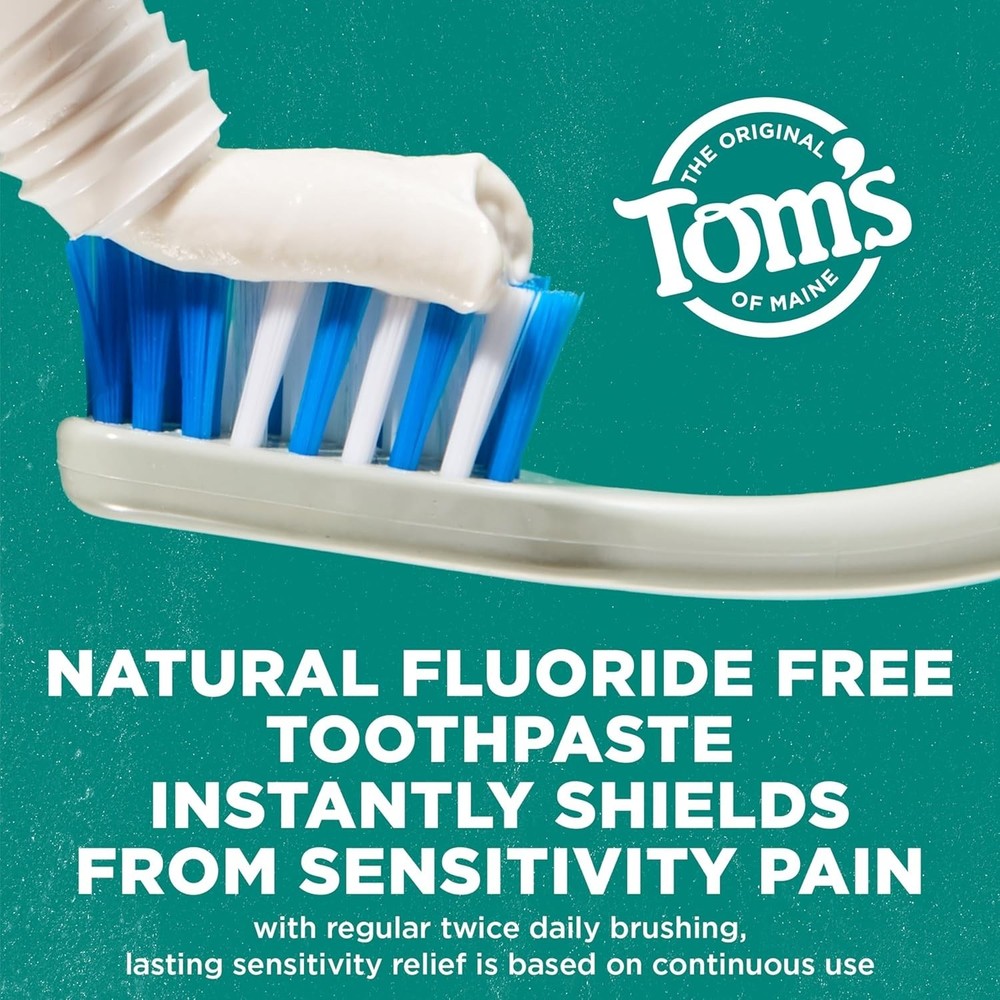 Fluoride-Free Rapid Relief Sensitive Toothpaste, Fresh Mint, 4 Oz. 3-Pack