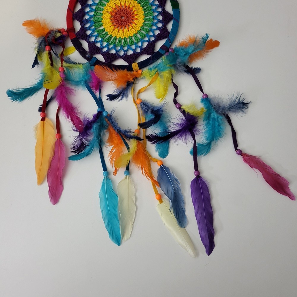 Rainbow Dream Catcher Dreamcatcher Wall Hanging