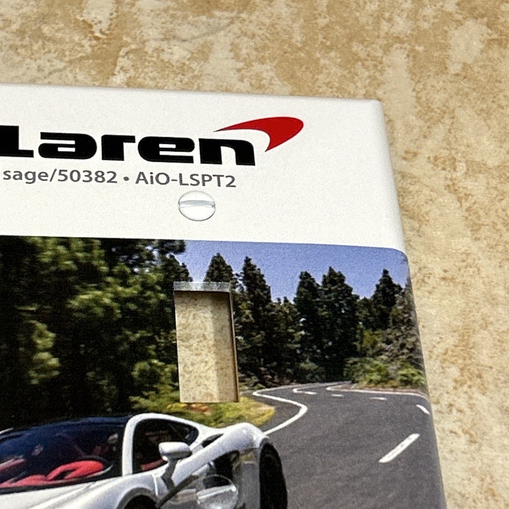 Mclaren Car AiO-LSPT2 Double Dual Light Switch Cover