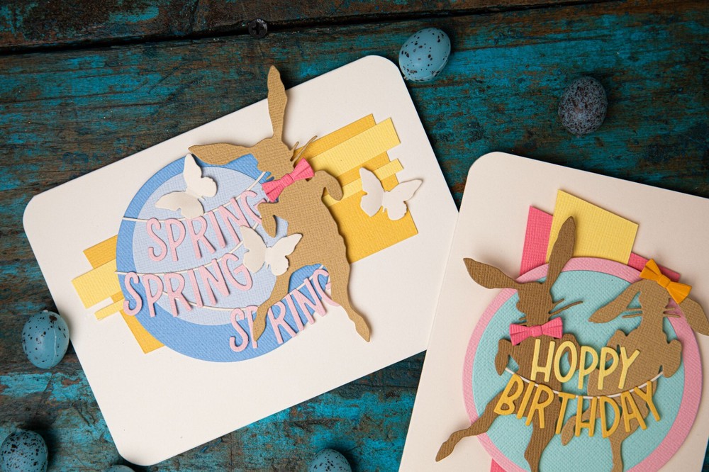 Tim Holtz Vault "HIPPITY HOP" Bunnies Sizzix Thinlits Cutting Dies Spring 2024