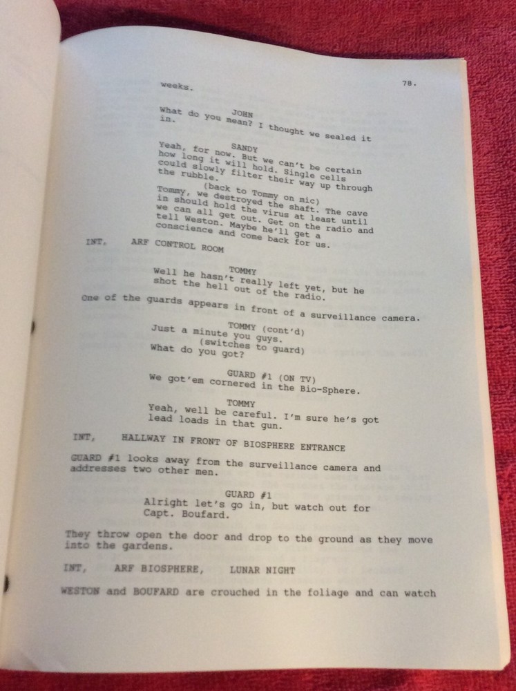 ORIGINAL SCRIPT THE SKY IS FALLING WILLIAM M. JOHNS