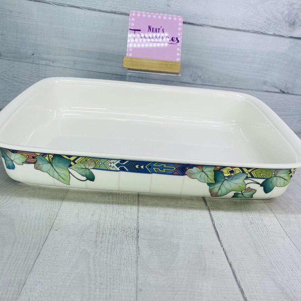 Villeroy & Boch PASADENA Germany 14" Rectangular Lasagna Baker Baking Dish Pan