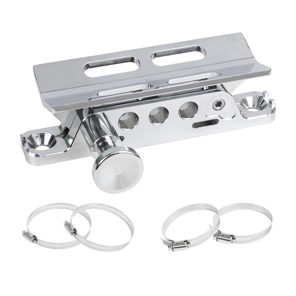 SuLokiy Quick Release Roll Bar Fire Extinguisher Mount Holder Bracket Chrome