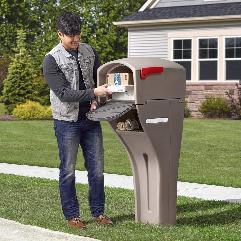 Step2 MailMaster Extra Large Mailbox and Postbox, Mocha