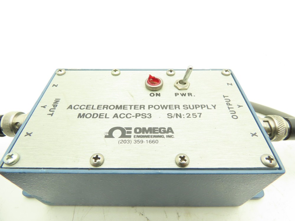 Omega Engineering ACC-PS3 Accelerometer Power Supply Module With Cord 359-1660