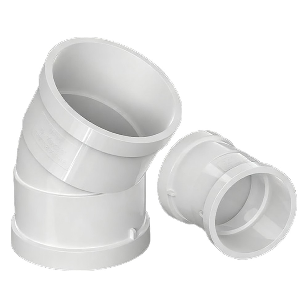 PVC Drain Pipe Coupling Connector Plumbing Fitting Elbow Various Angles / Size