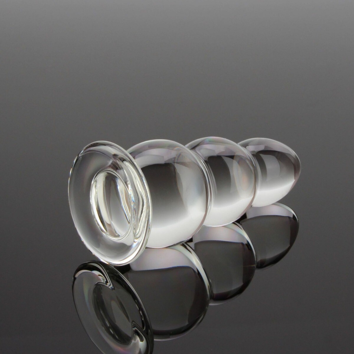 Glass Beaded Anal Dildo Butt Plug Beads Anal Stretching Training Sex Toys