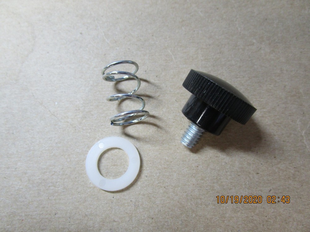 BERKEL SS MEAT PUSHER, KNOB, SPRING, WASHER
